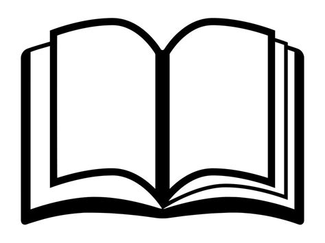 buhok clipart|book outline clipart.